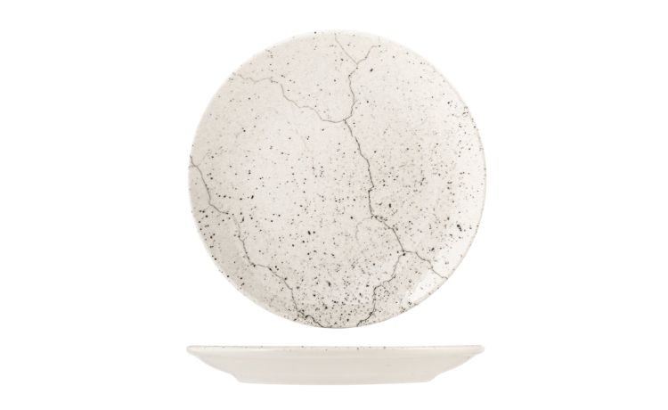 Coupe piatto pane Ø17 cm--Bianco-Porcellana