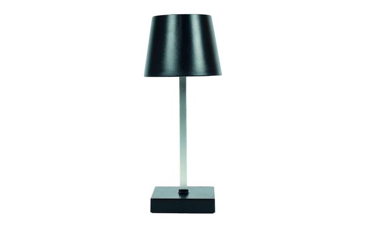 Touch lampada da tavolo a batteria nera--Nero-Abs