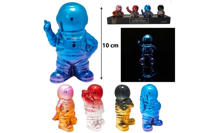 Astronaut decorazione tavolo H10 cm--Multicolore-Ceramica