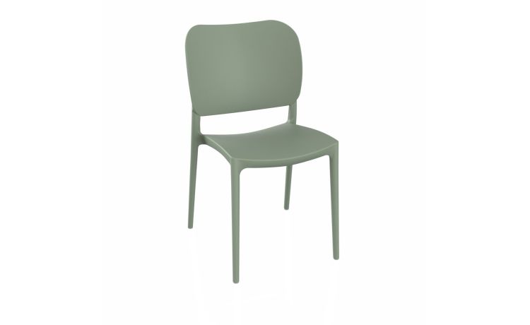 Midy sedia in polipropilene colore menta--Verde-Polipropilene-84 cmx45 cm