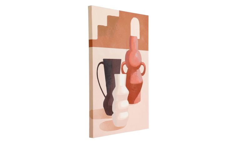 Jerantut canvas con decorazione vasi 40x60 cm----60 cmx40 cm
