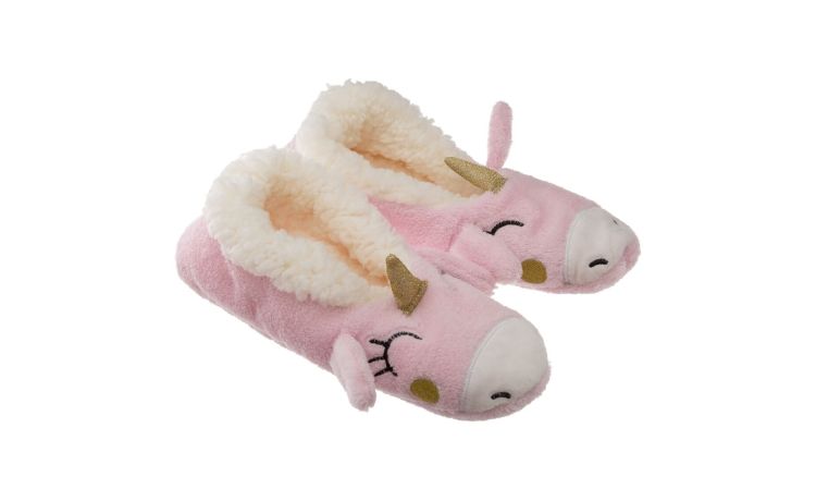 Sherpa pantofole bambini con orecchie in tessuto- --Poliestere-7