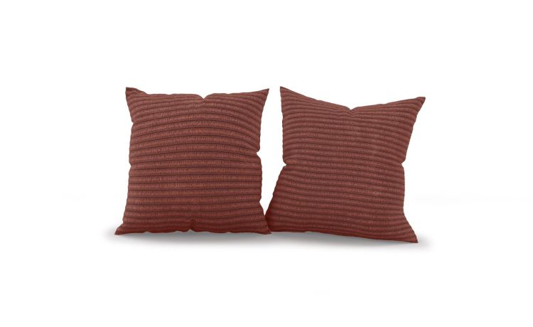 Dalì set 2 cuscini in tessuto marrone-Misura cuscino 50x50 cm-Marrone-Tessuto