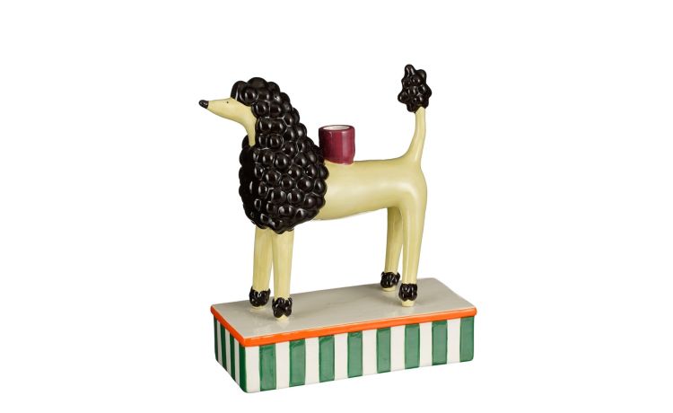 Dog porta candela yellow--Multicolore-Ceramica-28