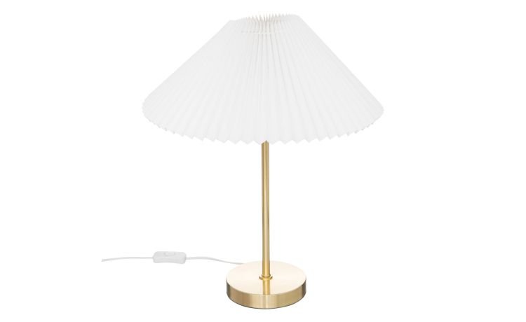 Jil lampada da tavolo in metallo dorato 25W H47 cm