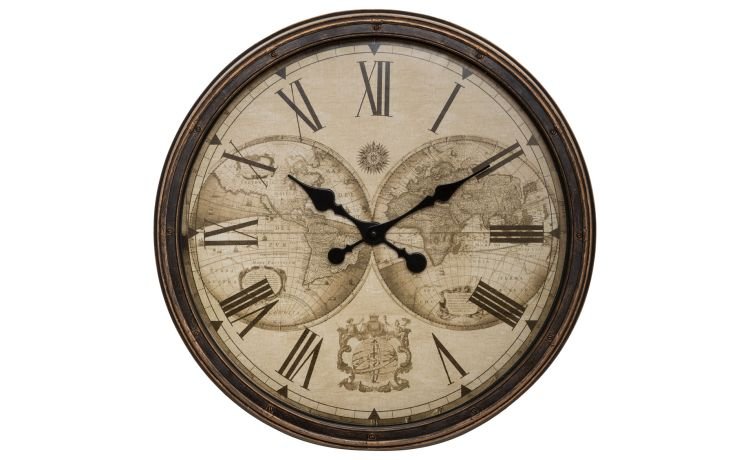 Proust orologio marrone vintage Ø51,5 cm