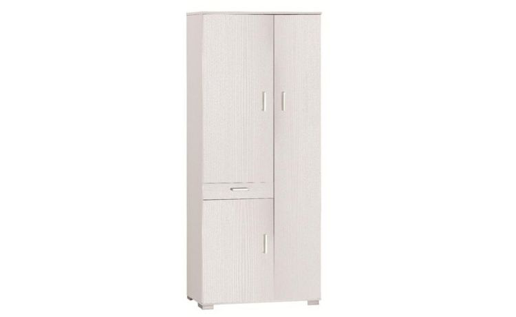 Alessia mobile multiuso bianco 3 ante e 1 cassetto-Mobile multiuso-Bianco-Pannello-180 cmx77 cm