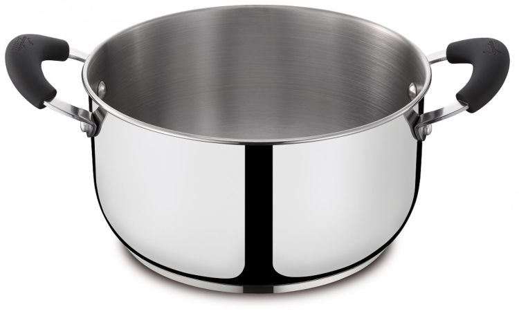 Gioiosa casseruola in acciaio Ø22 cm- -Cromo-Acciaio