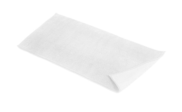 Poppy tappeto bagno bianco 50x80 cm- --Poliestere-50 cmx80 cm
