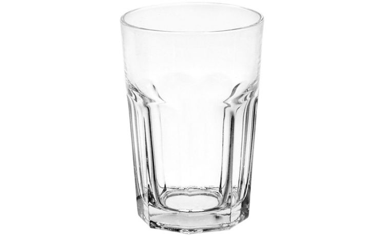 Casablanca bicchiere acqua in vetro 360 ml- -Trasparente-Vetro