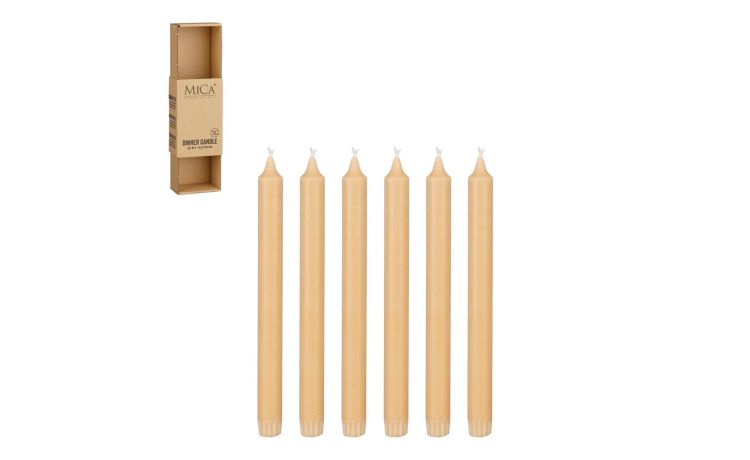 Simply set 6 candele crema