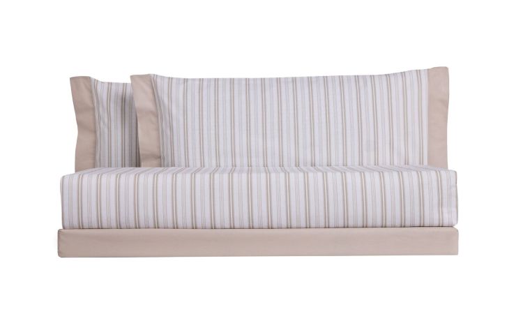 Shake completo letto piazza e mezza tortora---100% Cotone-Piazza e mezza