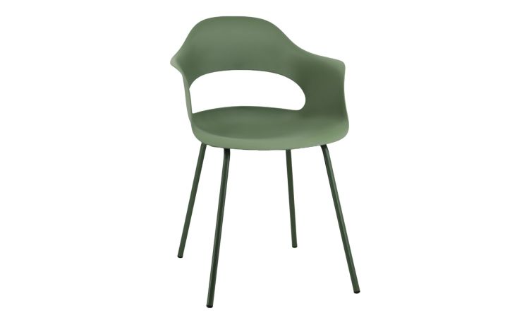 Joy sedia in polipropilene menta--Verde-Polipropilene-82 cmx54