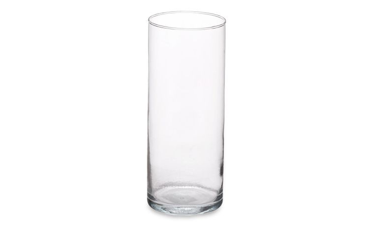 Cilindro vaso in vetro H30 cm--Trasparente-Vetro