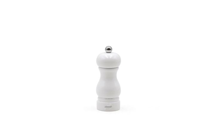 Sorrento macina sale in faggio bianco H13 cm--Bianco-Legno