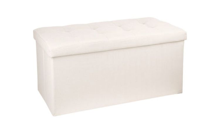 Lysandre pouf contenitore in tessuto beige - -Beige-Tessuto-37