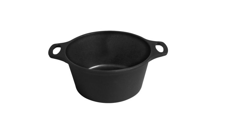 Evo casseruola alta antiaderente Ø28 cm per induzione-Fondo adatto a induzione e forno-Grigio-Acciaio inox