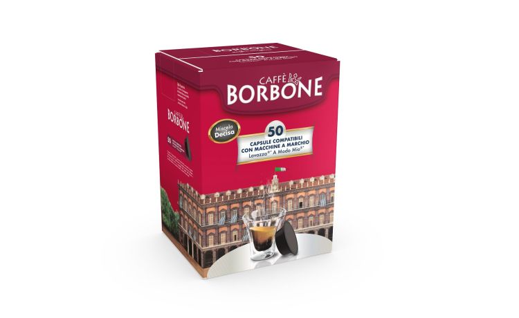 Borbone Box 50 Capsule caff&egrave; miscela Decisa-compatibili Lavazza A Modo Mio