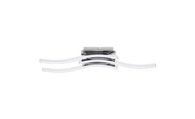 Cabezas plafoniera 3 luci LED in metallo 5W- -cromato-Alluminio-7