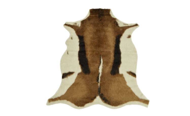 Mucca tappeto pelliccia ecologica 90x125 cm