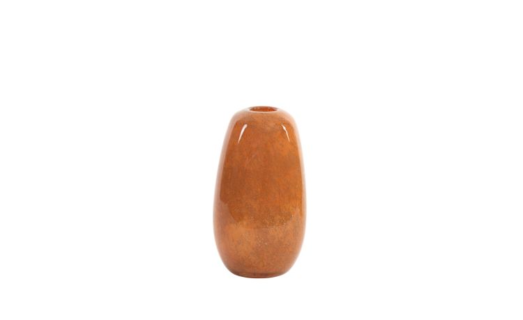 Tommy vaso in vetro arancio h29