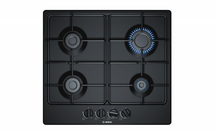 Bosch Piano cottura a gas da 60cm PGP6B5B80--Nero--4