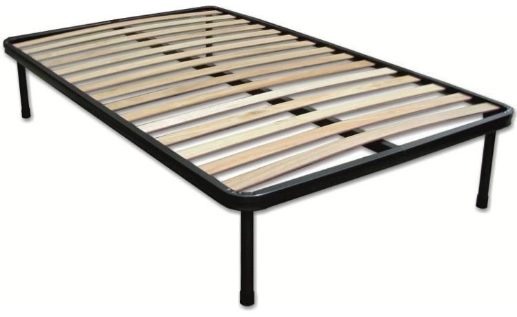 Easy rete per letto piazza e mezza 120x200cm-15 doghe---Piazza e mezza