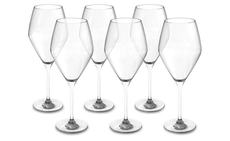 Set 6 calici vini nobili 59 cl---Vetro