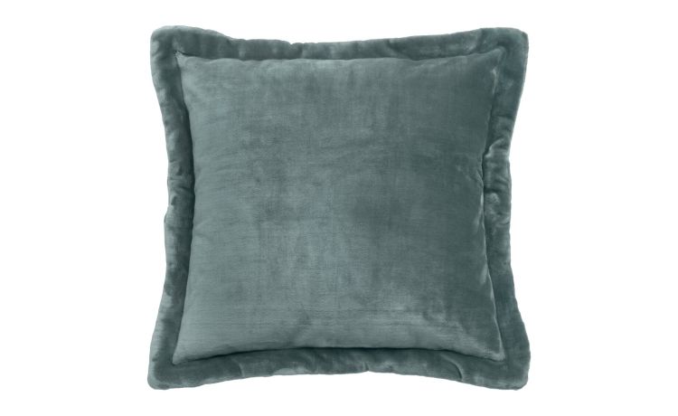 Cuddly cuscino in flanella blu 45x45 cm--Blu-Poliestere-53 cmx53 cm