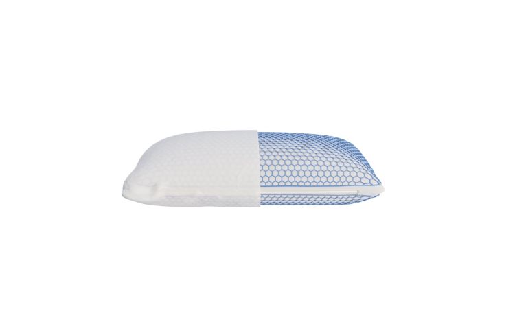 Emma cuscino memory elite 40x70 cm--Azzurro-100% Poliestere-70 cmx40 cm