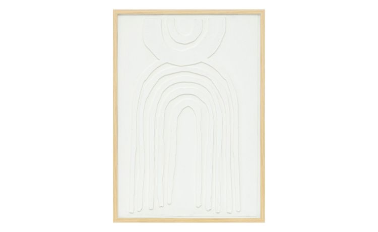 Bobby deco wall 3D bianco 50x70 cm--Bianco