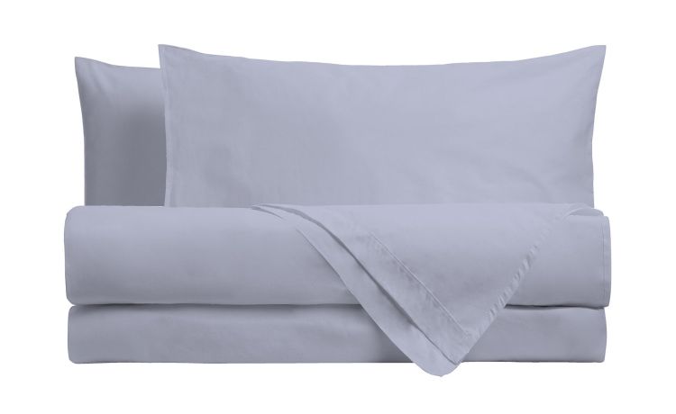 Completo letto 2 piazze azzurro--Azzurro-100% Cotone