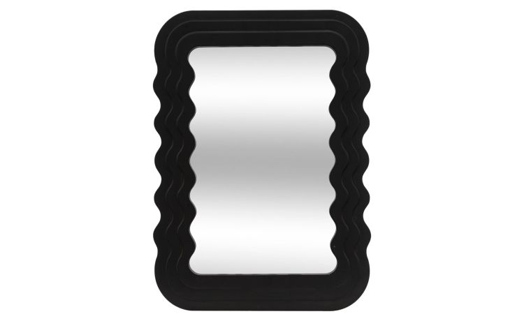 Kelly specchio in mdf nero 40x55 cm--Nero-Mdf-55 cmx40 cm