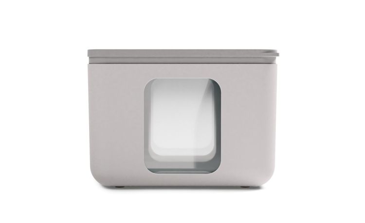 Peek box contenitore per alimenti grigio-Adatto alla cottura in microonde-Grigio-Polipropilene-12 cmx16
