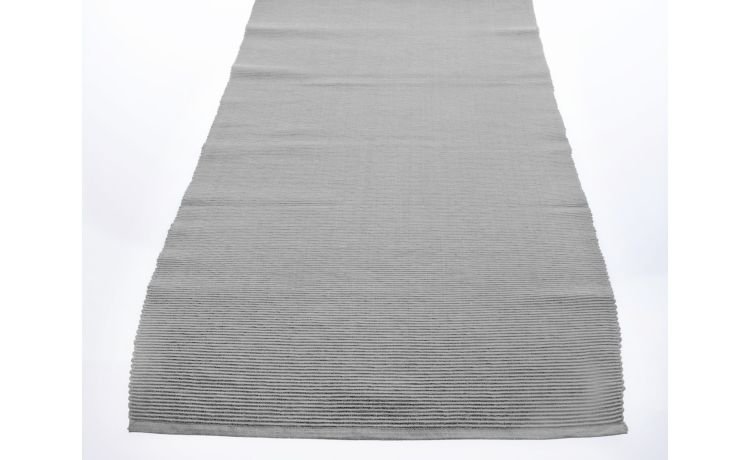 Greta runner grigio 100% cotone 50x140 cm