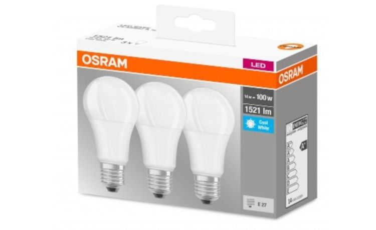 Goccia set 3 lampadine LED E27 14W
