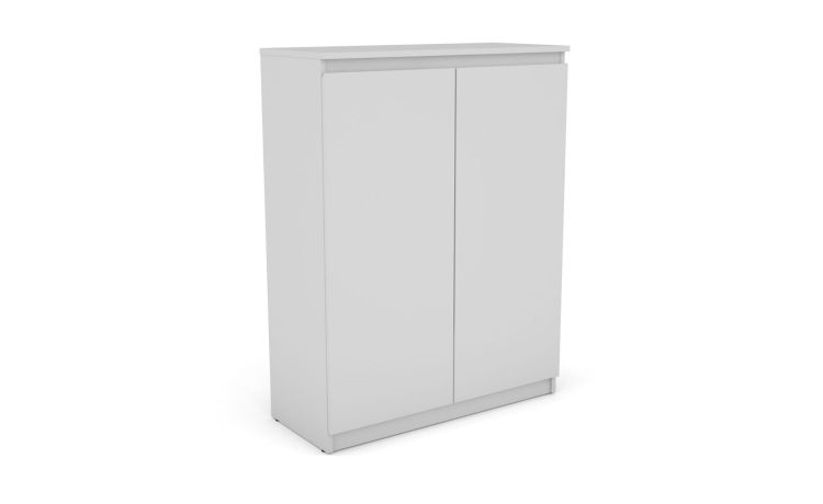 Akitas madia 2 ante battenti bianco--Bianco-Pannello-104 cmx80 cm