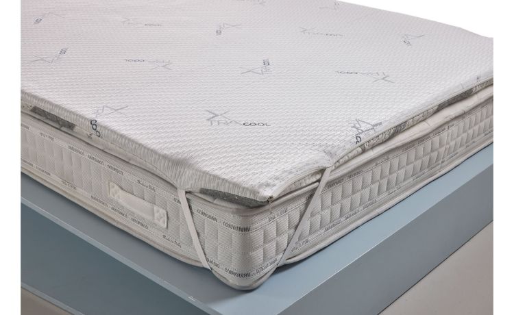 Topper Extracool Cashmere per materasso piazza e mezza-Memory foam--Memory foam-Piazza e mezza