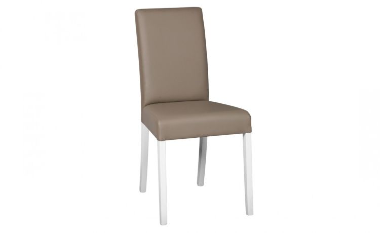 Degas sedia in similpelle tortora--Tortora-Similpelle-91 cmx43