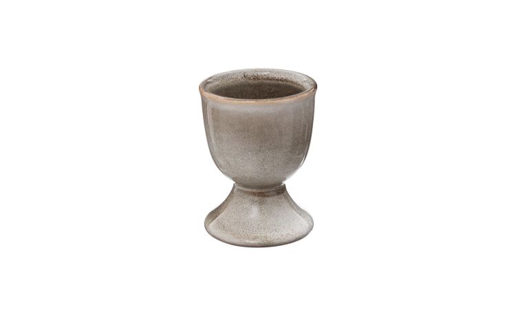 Callie porta uovo in gres beige H7 cm--Beige-Gres