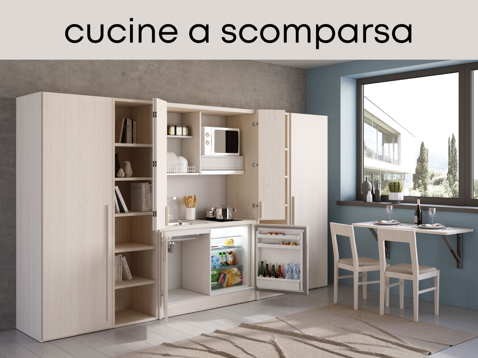 CUCINE A SCOMPARSA