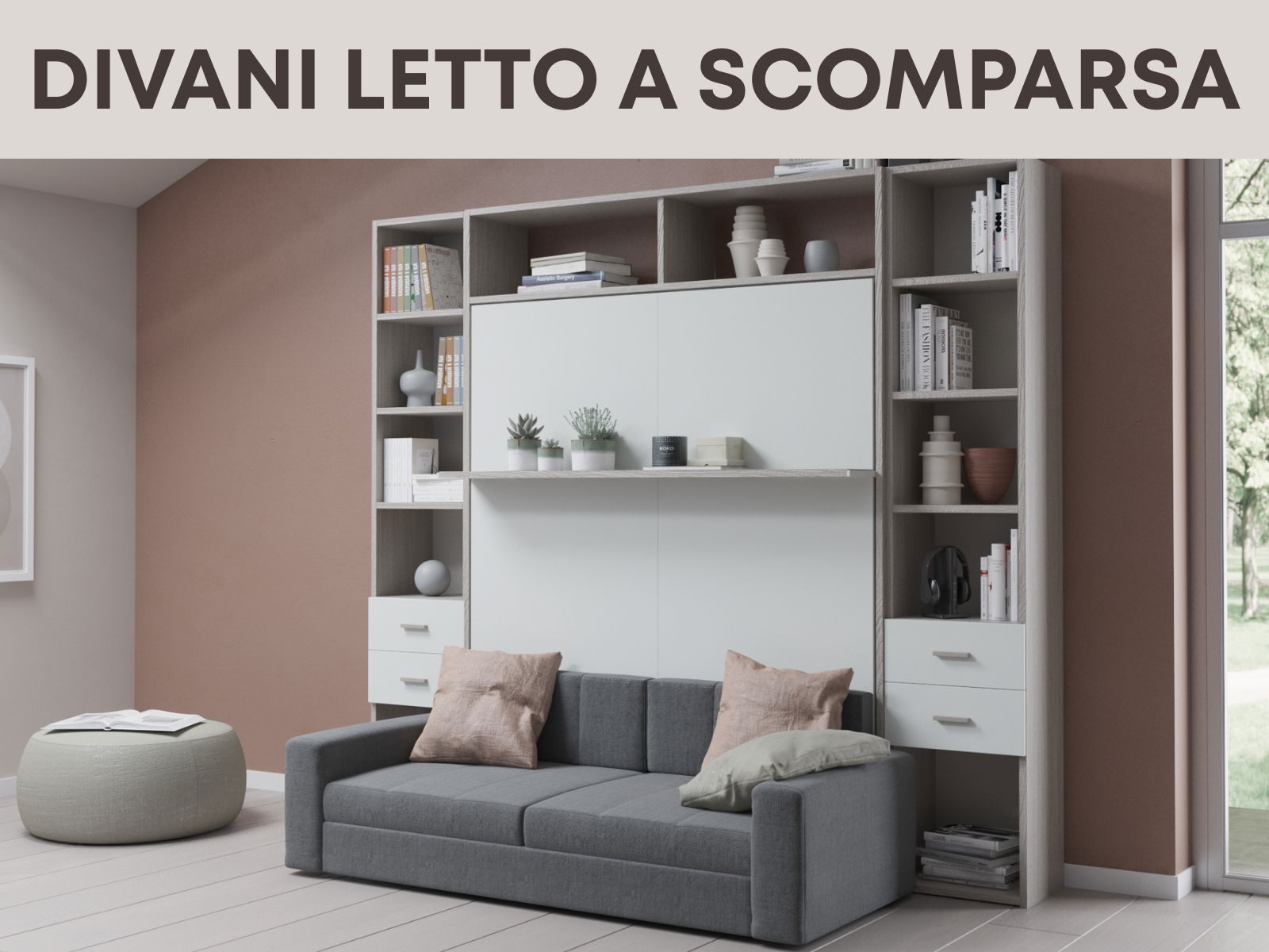 DIVANI LETTO A SCOMPARSA