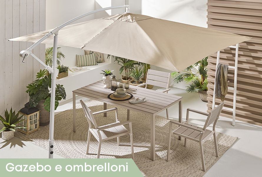 gazebo e ombrelloni